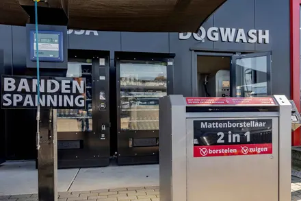 ERGOX kiosk voor stofzuigen bij Pro Carwash Epe